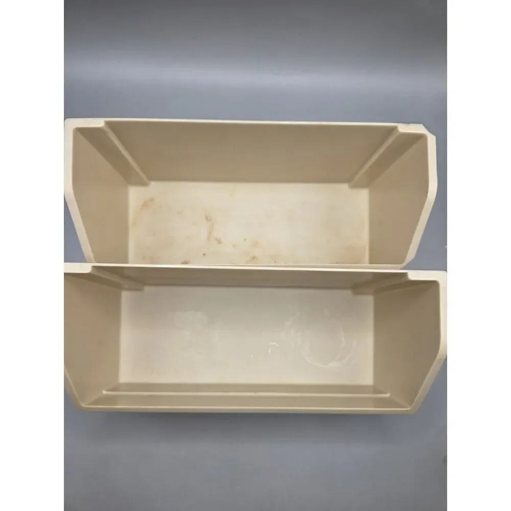 Vintage Rubbermaid Interlocking Drawer Organizer Bins Lot JB1-2915 JB1-2916 B